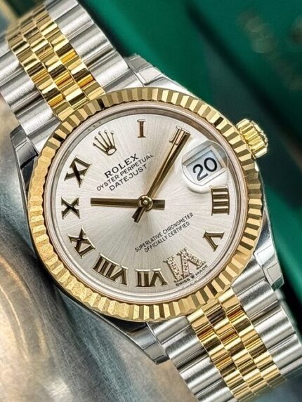 Datejust 31 Silver Diamond Dial