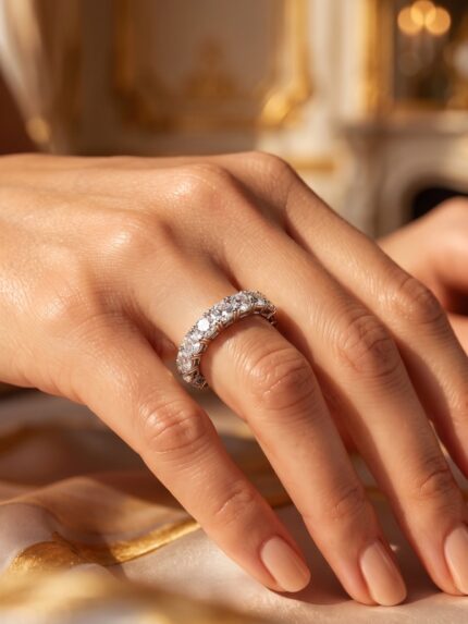 Кольцо с бриллиантами 4.35 ct
