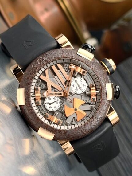 Sea Titanic Inside Steampunk Red Chrono